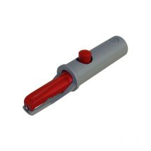 Sks Hirschmann Ak 10 Krokodilklemme Rot Klemmbereich Max.: 6 Mm Länge: 53 Mm 1 St.