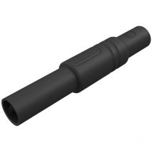 SKS Hirschmann LAS S G Sicherheits-Lamellenstecker Stecker, gerade Stift-Ø: 4 mm Schwarz 1 St.