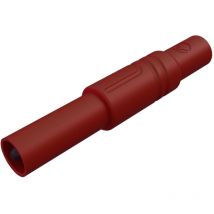 SKS Hirschmann LAS S G Sicherheits-Lamellenstecker Stecker, gerade Stift-Ø: 4 mm Rot 1 St.