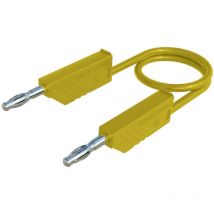 Co mln 50/1 Messleitung Lamellenstecker 4 mm Lamellenstecker 4 mm 0.50 m Gelb 1 St. - Sks Hirschmann
