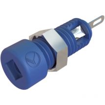 Sks Hirschmann - mbi 1 Miniatur-Laborbuchse Buchse, Einbau vertikal Stift-Ø: 2 mm Blau 1 St.