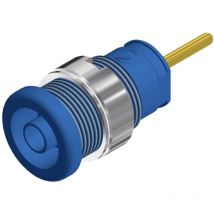 Seb 2630 S1,9 Sicherheits-Laborbuchse Buchse, Einbau vertikal Stift-Ø: 4 mm Blau 1 St - Sks Hirschmann
