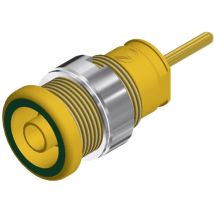 Sks Hirschmann - seb 2630 S1,9 Sicherheits-Laborbuchse Buchse, Einbau vertikal Stift-Ø: 4 mm Grün, Gel