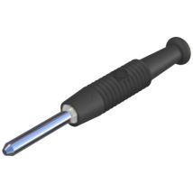 Mst 3 Miniatur-bananenstecker Stecker, Gerade Stift-ø: 2 Mm Schwarz 1 St. - Sks Hirschmann