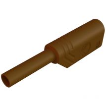 Mst s ws 30 Au Laborstecker Stecker, gerade Stift-Ø: 2 mm Braun 1 St. - Sks Hirschmann