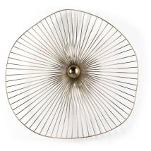 Fijalo - Skulptur 59X11X60 Goldenes Metall