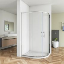 Bathroom 900x900mm Quadrant Shower Enclosure Corner Cubicle Door Safety Glass - Sky Bathroom