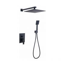 Poalgi - sky bath CED001/NG dream Conjunto Monomando Ducha Empotrado Negro Mate