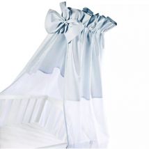 Sky Ciel de lit voile transparent doux et respirant bleu