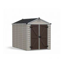 Palram - Skylight Shed 6 x 12 Tan 2 Box - Polycarbonate - L378.6 x W185.4 x H217 cm