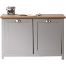 Lancaster Shoe Storage Grey - GFW