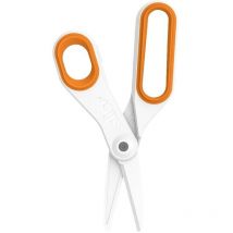 10545 Ciseaux universels gauchers, droitiers 198 mm orange, blanc - Slice