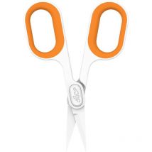 10546 Ciseaux universels gauchers, droitiers 132 mm orange, blanc - Slice