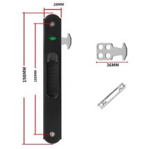 Choyclit - Free Felivery Sliding Door Lock - Household Stainless Steel Sliding Door Window Single Lock Hardware Fittings