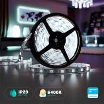 V-tac - Bande led Samsung SMD2835 18W/m 10m 240 LED/m 24V 6400K IP20 CRI95