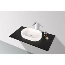 SLIM - DESIGN Mineralguss Aufsatzwaschtisch MG-C363