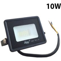 Slim Smd Led Spotlight Outdoor Ip65 Licht 6000k Kaltweiss Schwarz 10w