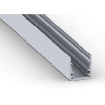 Slimline 15FL - leistungsstarker aluminiumprofil für led-streifen - premiumqualität - silber - 2 m