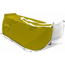 Slitta per Neve 135x38x34 cm in Acrilico Pomodone Slittone Giallo