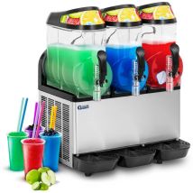 Royal Catering - Slush Machine - 3 x 12 l - led lighting - digital control panel