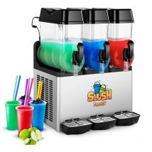 Royal Catering - Slush Maker Machine Soft Ice Cream Maker Ice Cream Gastro Slush Ice 3 x 14 l