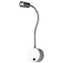 SLV - Applique à flexible orientable Dio Flex Plate led 1,9 w 3000 k gris