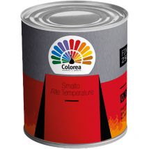 Smalto alta temperatura 'colorea' lt. 0,375 nero opaco