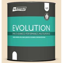Smalto Evolution Lino 750 ml – Vernice Monocomponente per Legno, Metallo, Vetro, Muro, Plastica – Alta Copertura, Essiccazione Rapida