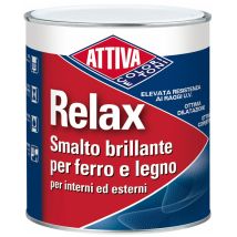 Smalto sintetico brillante Relax Tabacco 16 lt – Alta resistenza UV – Facile applicazione – Ottima copertura