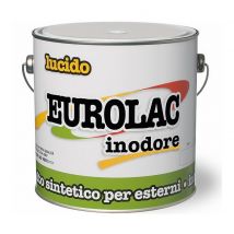 Smalto Sintetico Lucido Inodore Eurolac Laiv colore Bianco 0,750 Lt.