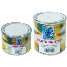 Feudo - Smalto sintetico lucido (lack 82) - ml.750 marrone noce ral 8011 6 pezzi