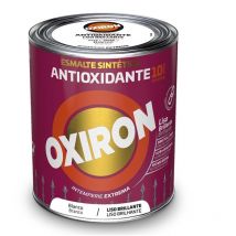 Titan - Smalto antiossidante Oxiron liscio bianco lucido 750ml 5809078