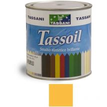 Smalto sintetico tassoil lt. 0,75 per esterno legno e ferro Tassani Giallo Oro