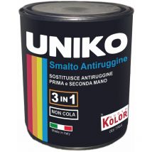 Smalto Uniko bianco lucido 750 ml vernice antiruggine prima-seconda mano