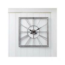 Smart Garden Time Square Metal Wall Clock Home Garden Suitable Indoor Outdoor