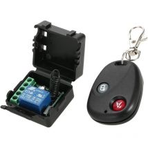 Smart Home 433Mhz DC 12V 1CH Wireless Remote Switch Relay Receiver Transmitter Universal Remote Control Switch Module and RF Transmitter 1527 Remote