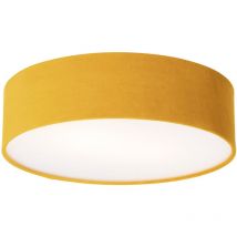 Smarte Deckenleuchte Ocker 40 cm mit goldener Innenseite inkl. WiFi A60 - Drum