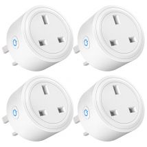 Jalleria - Smart Plug, Smart Socket with Remote Control and Timer Plug,Wifi plug No Hub Required