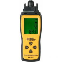 SMART SENSOR Compteur de monoxyde de carbone portable avec testeur de gaz CO haute précision, moniteur, détecteur, écran LCD, alarme sonore et