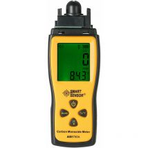 Smart sensor Compteur de monoxyde de carbone portable avec testeur de gaz co haute précision, moniteur, détecteur, écran lcd, alarme sonore et