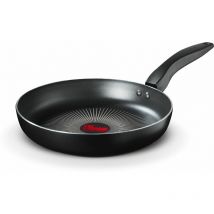 T700312 SmartStart Gourmet 30cm Aluminium Frying Pan with Aeroglide Non-Stick Coating, Induction Compatible, Black - Tower