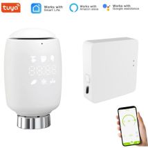 Smartes Heizkörperthermostat Set Inkl. Zigbee 3.0 Gateway, Programmierbarer Thermostatkopf M30 X 1,5 Mit Danfoss Adaptern, App & Sprachsteuerung (
