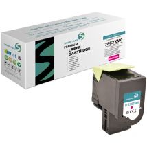 SmartMate wiederaufbereitete Laser Toner Patrone für Lexmark 78C2XM0 Magenta