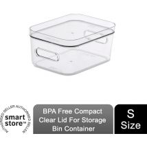 Orthex Sweden Ab - SmartStore bpa Free Compact Clear Lid For Storage Bin Container, Size s
