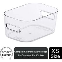 Orthex Sweden Ab - SmartStore Compact Clear Modular Storage Bin Container For Kitchen, xs
