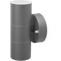 Smartwares - Applique d'extérieur GWL-176-HG Gris/Acier inoxydable