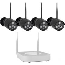 Smartwares - CMS-30300 CMS-30300 radio, Wi-Fi IP-Set de surveillance sans filavec 4 caméras1920 x 1080 pixels S414522