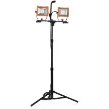 Faretti led su treppiede 2x 30 w, 2 x 2400 lumen Smartwares