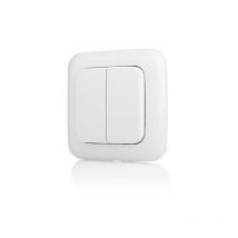 Smartwares - interrupteur mural sans fil - plug & connect - double interrupteur - blanc - SH4-90159