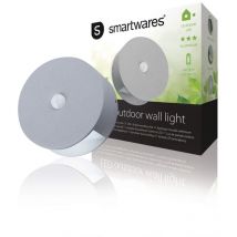 Smartwares - Ranex RA-1004236 Applique d'extérieur led avec capteur 0,5 w 60 Lm Gris
